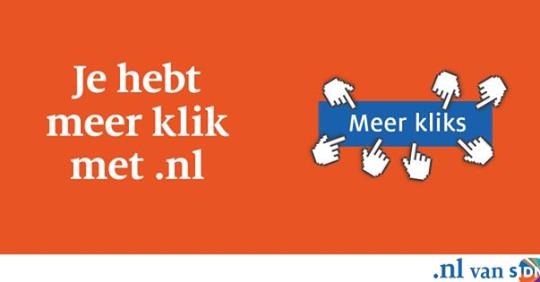 SIDN: ¨Je hebt meer klik met .nl!¨ (campagne)