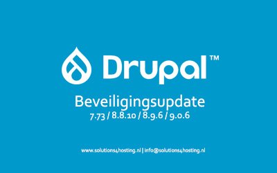 Software-update: Drupal versies 7.73 / 8.8.10 / 8.9.6 / 9.0.6 – Beveiligingsupdate