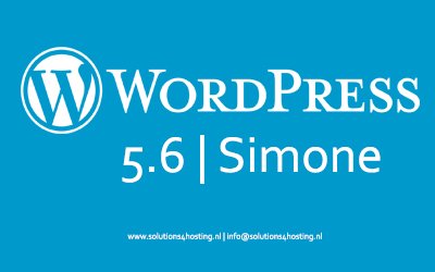 Software-update: WordPress 5.6 – Simone Software-update: WordPress 5.6 – Simone